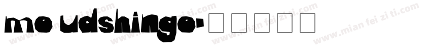 mo udshingo字体转换